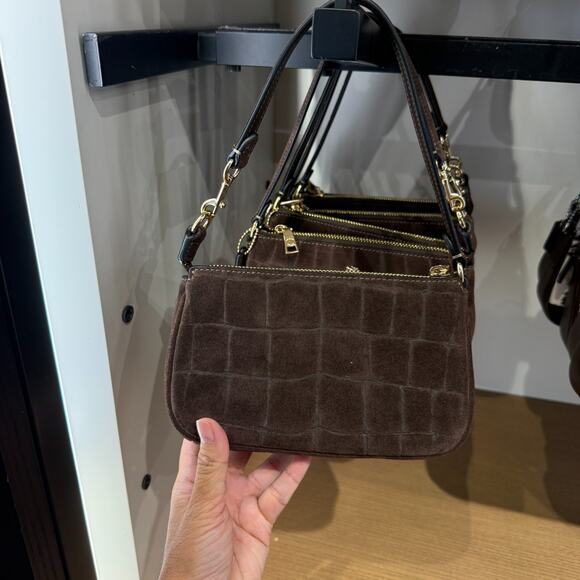 Coach Nolita 19 CCF61, embossed crocodile/Gold/Maple - Picture 5 of 15